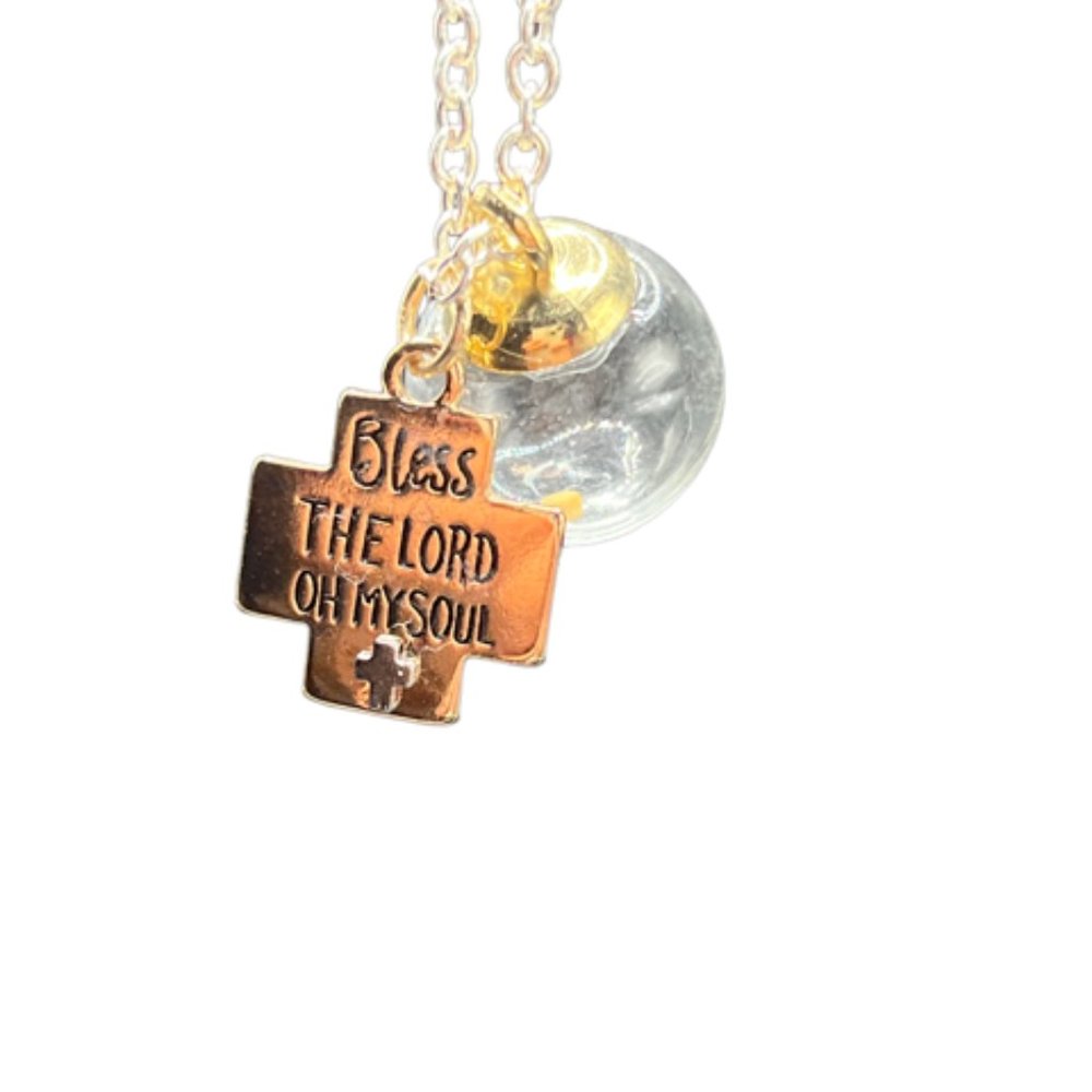 Hand made Mustard seed Necklace